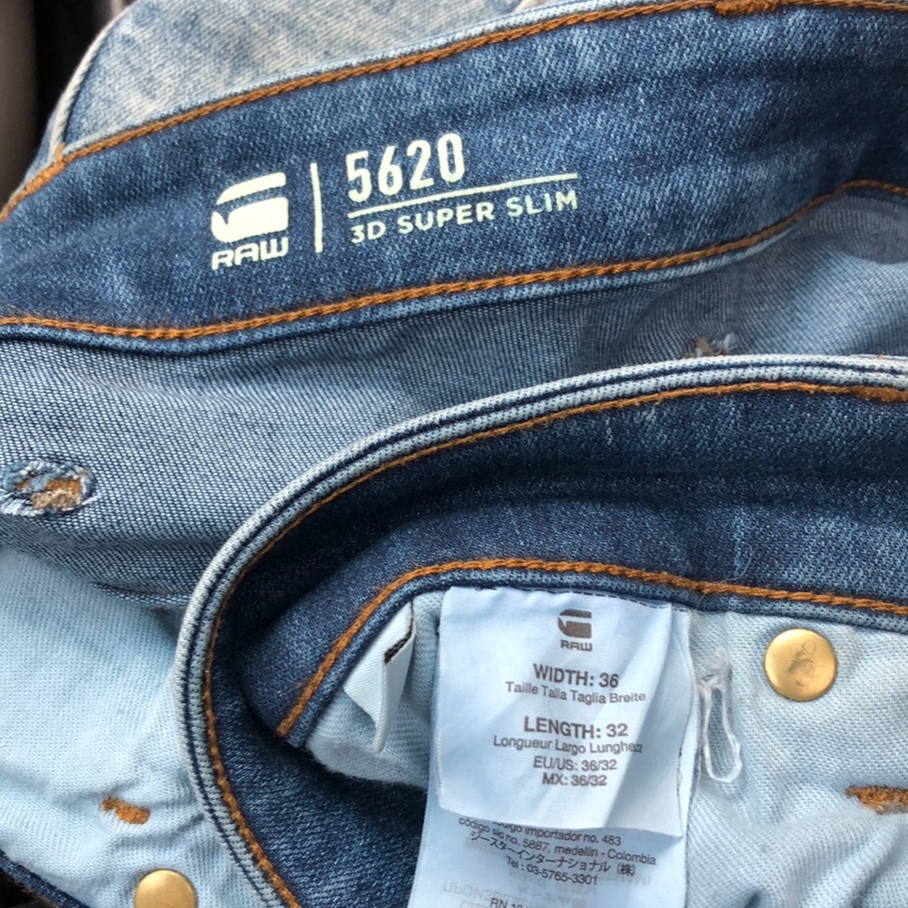 G-Raw Jeans Crazy Style And Cuts